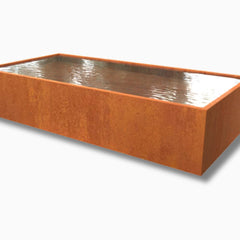 Collection image for: Rechthoekige vijver cortenstaal