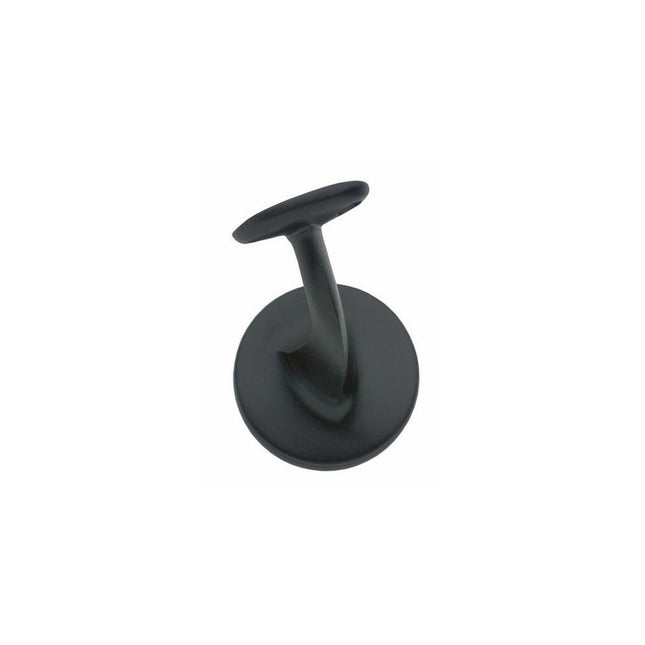 Support de main courante Intersteel à selle plate aveugle noir mat