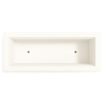 Polyester plantenbak 150x50x60 cm - Zuiver Wit (RAL 9010)