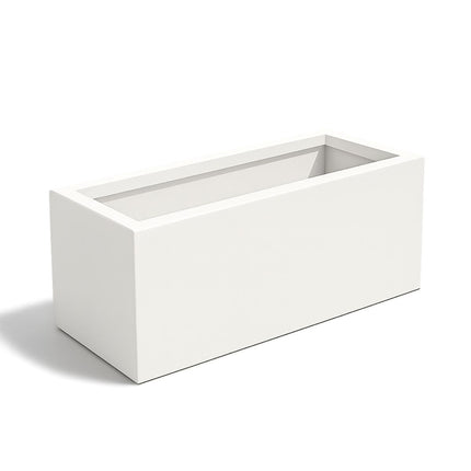 Polyester plantenbak 150x50x60 cm - Zuiver Wit (RAL 9010)