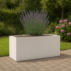 Polyester plantenbak 150x50x60 cm - Zuiver Wit (RAL 9010)