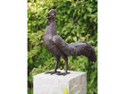 Bronzen beeld Haan 50x25x53cm