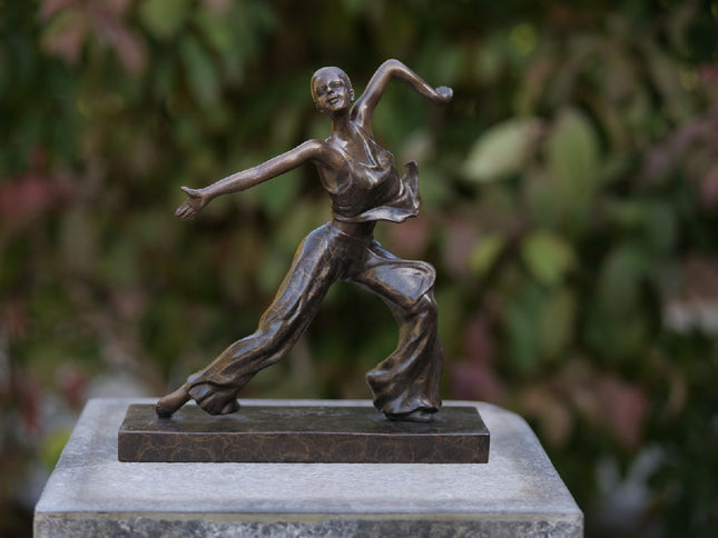 Bronzen beeld Ballerina 24x9x23cm