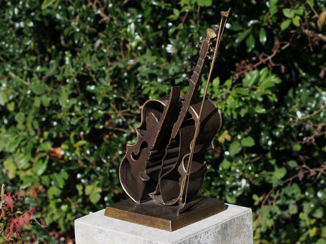 Bronzen beeld Viool modern 50x20x20cm