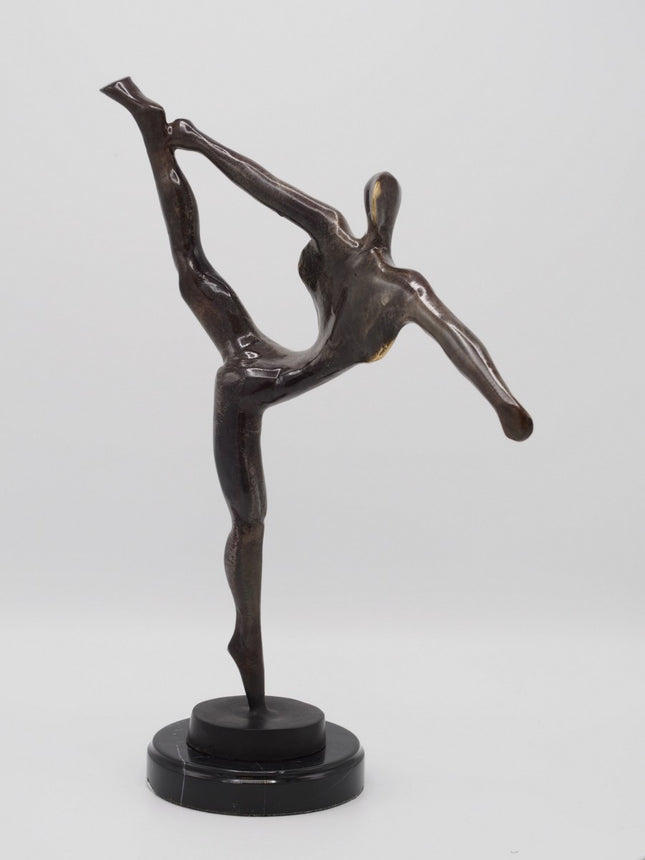 Bronzen beeld Moderne danser 42x15x34cm