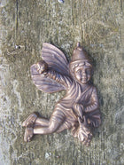 Bronzen beeld Deurklopper fee 15x3x12cm
