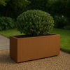 Geroba Artesa cortenstalen plantenbak rechthoek 120x40x40cm 45kg