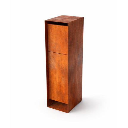 Geroba Boîte aux lettres colis Pakun Acier Corten