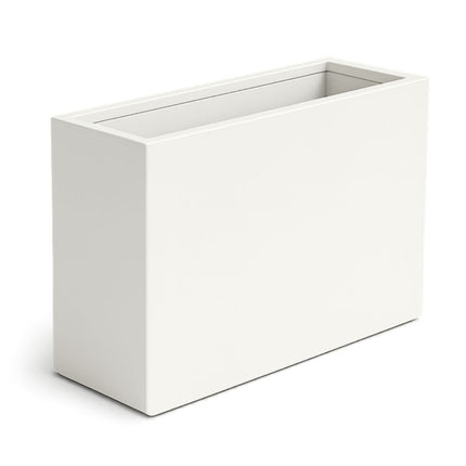 Polyester plantenbak 90x25x80 cm - Zuiver Wit (RAL 9010)