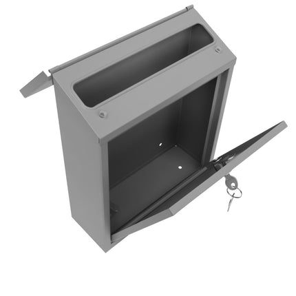 Practo Garden Brievenbus Amsterdam mat Grijs 32x26x9 cm 