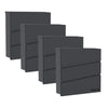 Practo Garden Brievenbussen Dijon Antraciet | Set van 4 stuks
