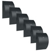 Practo Garden Brievenbussen Montreal mat zwart | Set van 6 stuks