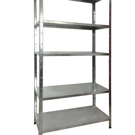 Practo Metalen Rek 190x100x40 cm – 5 legborden – Galva