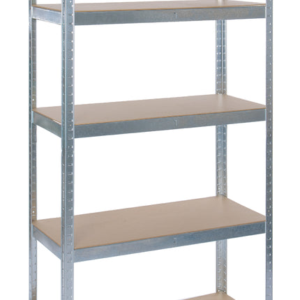 Practo Metalen Rek Heavy Duty 200x100x50 cm – 5 legborden – Grijs