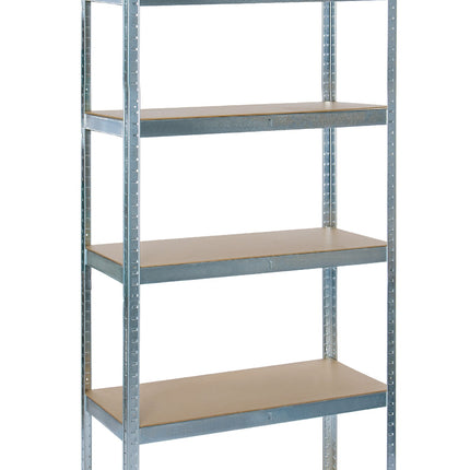 Practo Metalen Rek Heavy Duty 200x90x40 cm – 6 legborden – Grijs