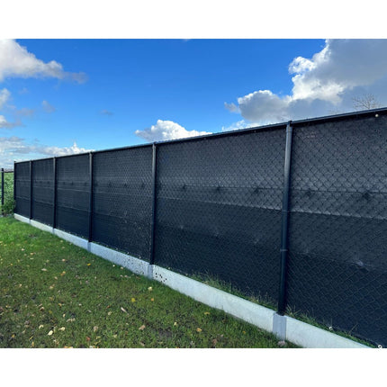 Practo Zichtdoek 95% 1000x180 cm - zwart