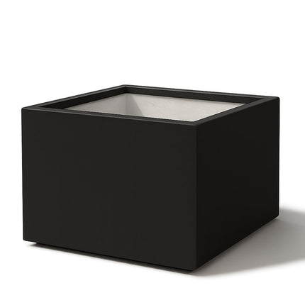 Polyester plantenbak 160x160x100 cm - Gitzwart (RAL 9005)