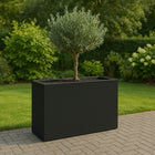 Polyester plantenbak 90x40x90 cm - Gitzwart (RAL 9005)