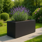 Polyester plantenbak 162x60x70 cm - Gitzwart (RAL 9005)