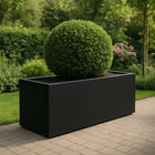 Polyester plantenbak 200x50x60 cm - Gitzwart (RAL 9005)