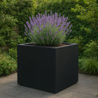 Polyester plantenbak 160x160x160 cm - Gitzwart (RAL 9005)