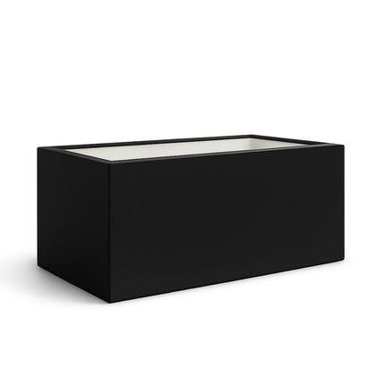 Polyester plantenbak 185x120x60 cm - Gitzwart (RAL 9005)