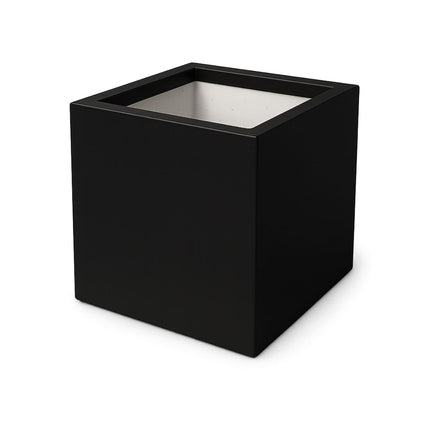 Polyester plantenbak 80x80x80 cm - Gitzwart (RAL 9005)