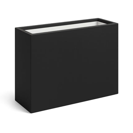 Polyester plantenbak 100x40x100 cm - Gitzwart (RAL 9005)