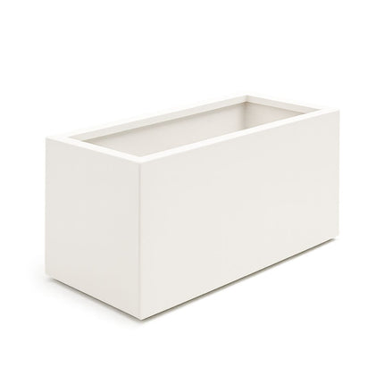 Polyester plantenbak 100x40x40 cm - Zuiver Wit (RAL 9010)