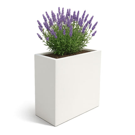 Polyester plantenbak 90x40x90 cm - Zuiver wit (RAL 9010)