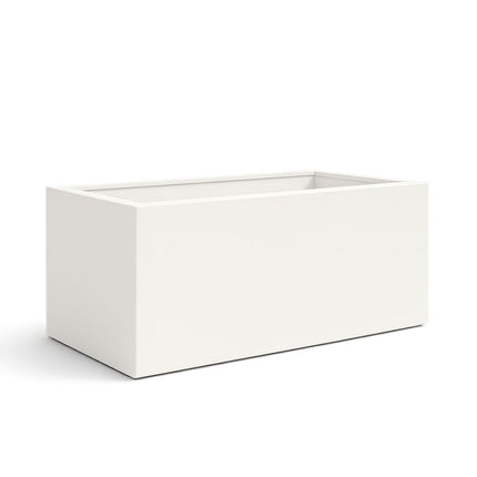 Polyester plantenbak 185x120x60 cm - Zuiver Wit (RAL 9010)