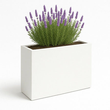 Polyester plantenbak 100x40x100 cm - Zuiver Wit (RAL 9010)