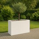 Polyester plantenbak 90x40x90 cm - Zuiver wit (RAL 9010)