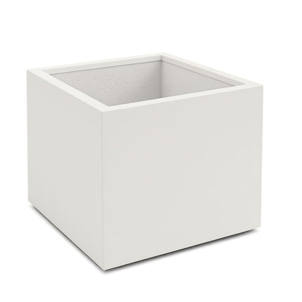 Polyester plantenbak 140x140x140 cm - Zuiver Wit (RAL 9010)