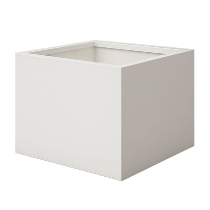 Polyester plantenbak 120x120x80 cm - Zuiver Wit (RAL 9010)