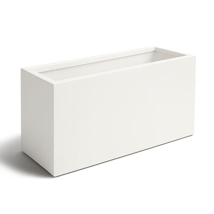 Polyester plantenbak 120x30x60 cm - Zuiver Wit (RAL 9010)