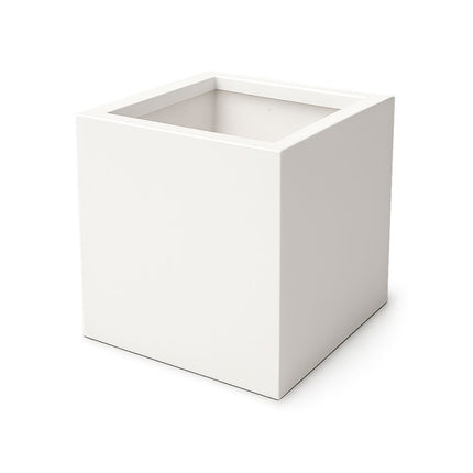 Polyester plantenbak 80x80x80 cm - Zuiver Wit (RAL 9010)