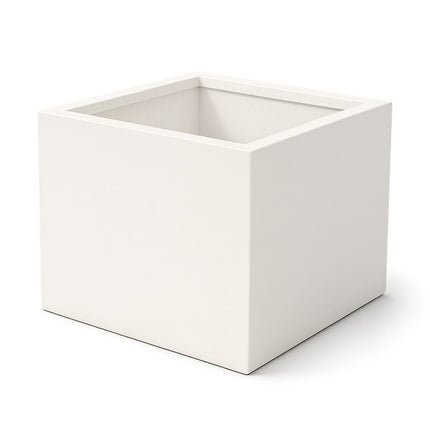 Polyester plantenbak 100x100x60 cm - Zuiver Wit (9010)