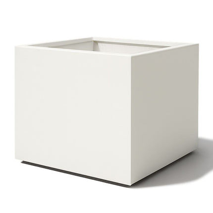 Polyester plantenbak 120x120x100 cm - Zuiver Wit (RAL 9010)