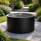Ronde aluminium watertafel met fontein 100x70cm 33kg