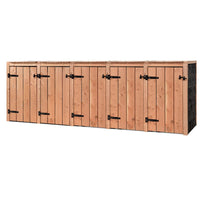 Volente Kliko Ombouw Lara 5x240 liter 339x87.5x119cm Douglas Hout