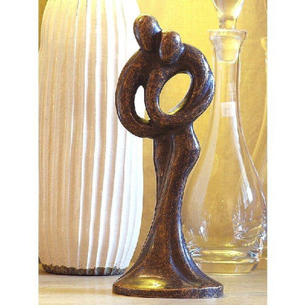 Bronzen beeld Abstract Liefdespaar 30 cm 30x12x16cm - Doika - Bronzen beeld - Doika - 5410807017197 - AN0719BR-BI