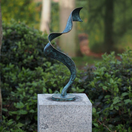 Bronzen beeld Abstract sculptuur 46x12x18cm - Doika - Bronzen beeld - Doika - 5410807028544 - AN2854BR-VI