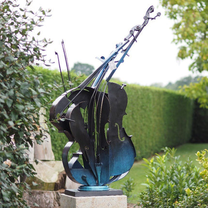 Bronzen beeld Cello modern sculptuur 149x88x28cm - Doika - Bronzen beeld - Doika - 5410807022894 - AN2289BR-HP
