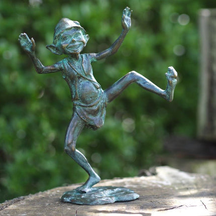 Bronzen beeld Dansende pixie 24x9x19cm - Doika - Bronzen beeld - Doika - 5410807014073 - BS1407V