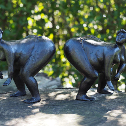 Bronzen beeld Dikke dame links 19x11x16cm - Doika - Bronzen beeld - Doika - 5410807813706 - AN1370BR-B-L
