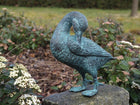 Bronzen beeld Eend reinigt haar vleugel 23x22x21cm - Doika - Bronzen beeld - Doika - 5410807004685 - AN0468BR-V