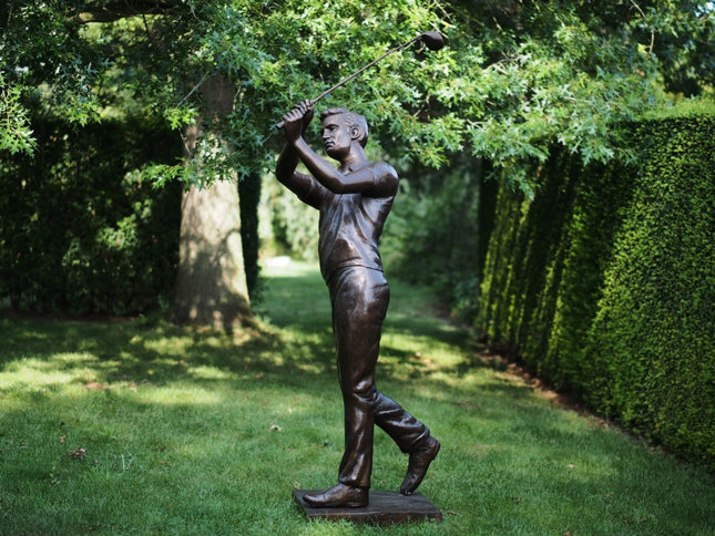 Bronzen beeld Golfspeler 220x70x55cm - Doika - Bronzen beeld - Doika - 5410807882382 - B88238