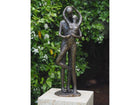Bronzen beeld Groot kussend liefdespaar 78x24x25cm - Doika - Bronzen beeld - Doika - 5410807016169 - AN1616BR-BI
