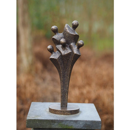 Bronzen beeld Klein familiebeeld 33x11x12cm - Doika - Bronzen beeld - Doika - 5410807023853 - AN2385BR-BI